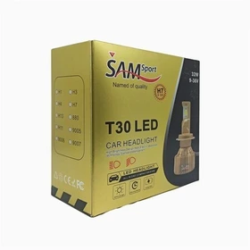 لامپ هدلایت  H4 Sam  T30(یخی)